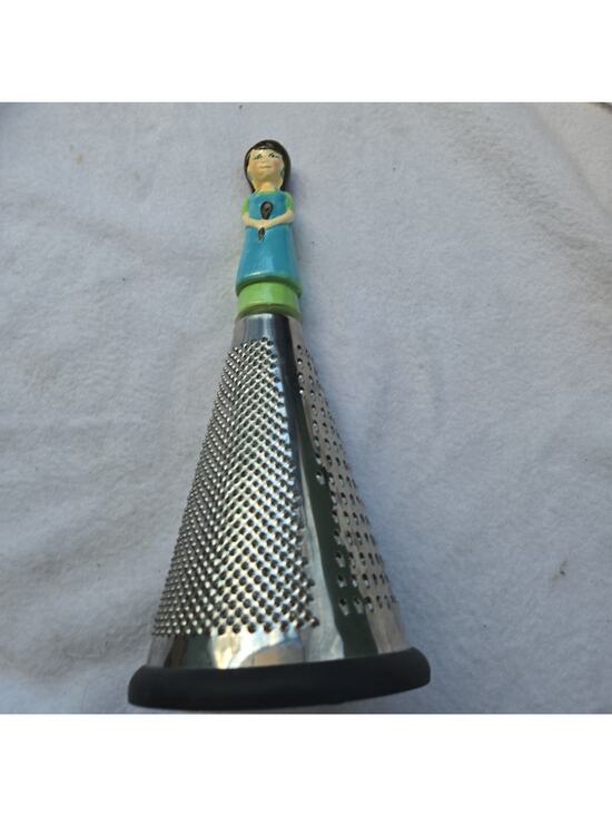 PYLONES Other - Pylones Cheese Grater Woman Figure On Top. 9 1/2 Tall.